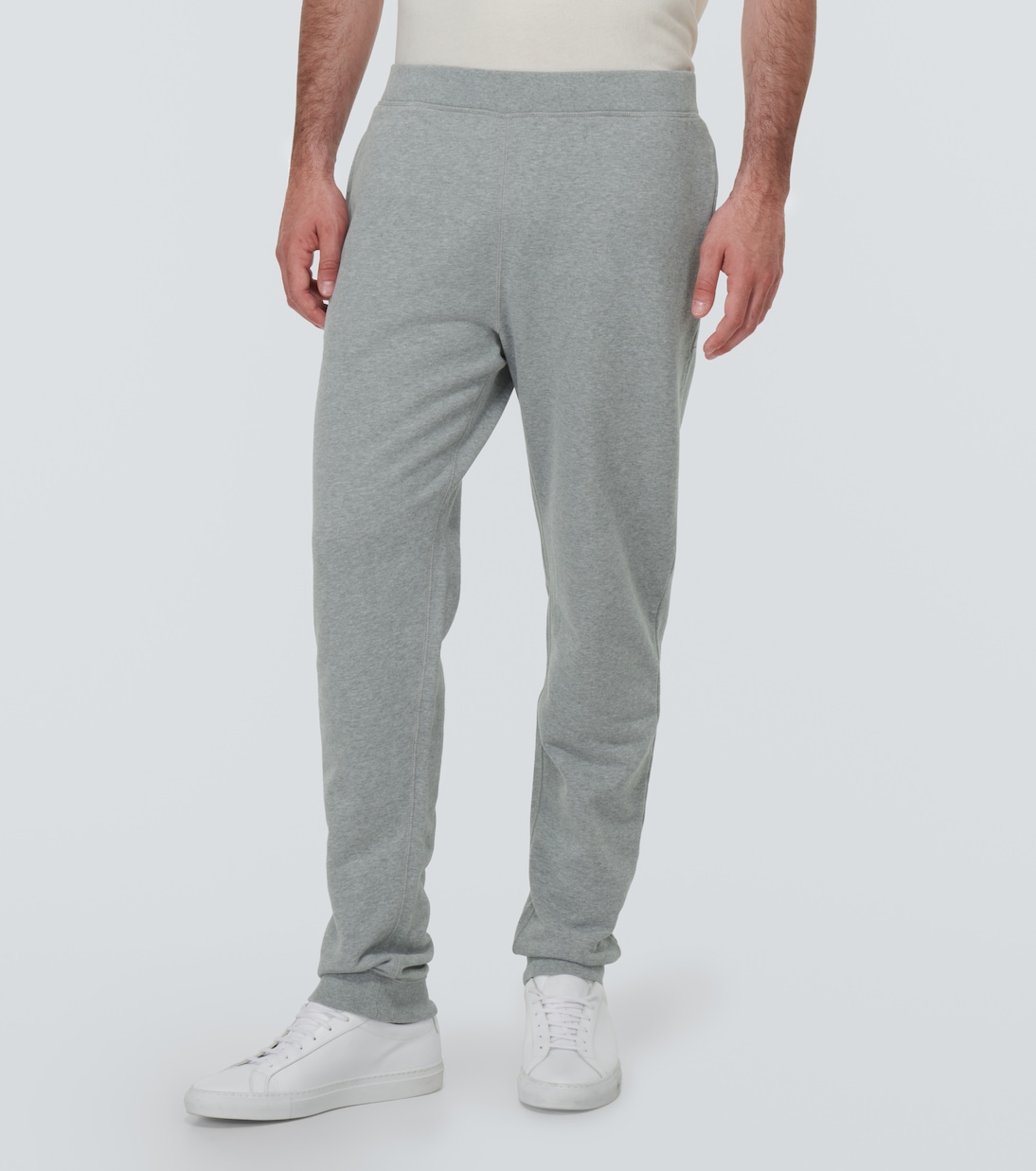 Cotton loopback sweatpants | Sunspel