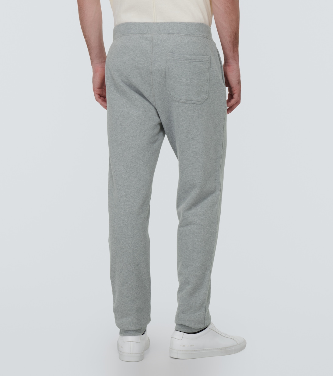 Cotton loopback sweatpants | Sunspel