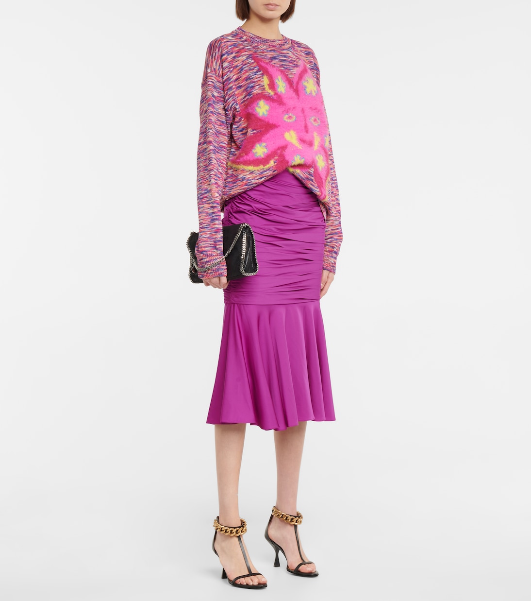 Drapierter Midirock Henley | Stella McCartney