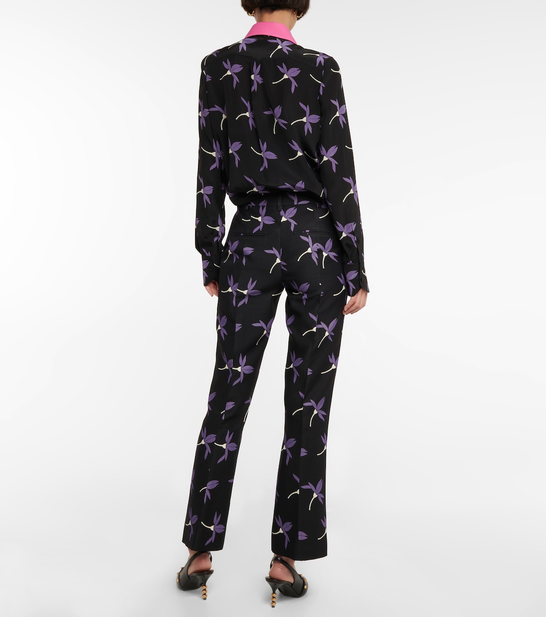 Bedruckte Hose aus Crepe Couture | Valentino