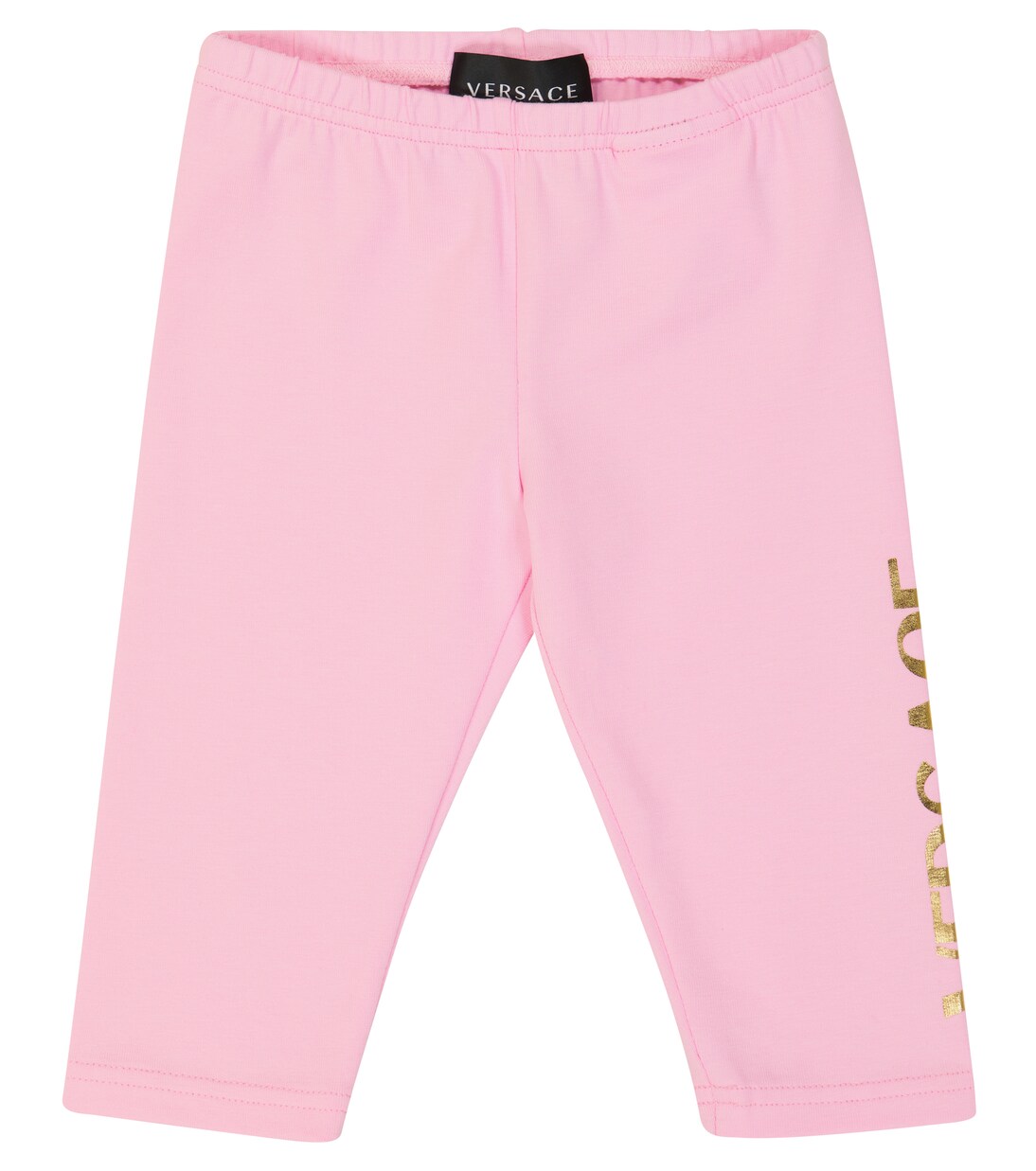 Baby cotton-blend leggings | Versace Kids
