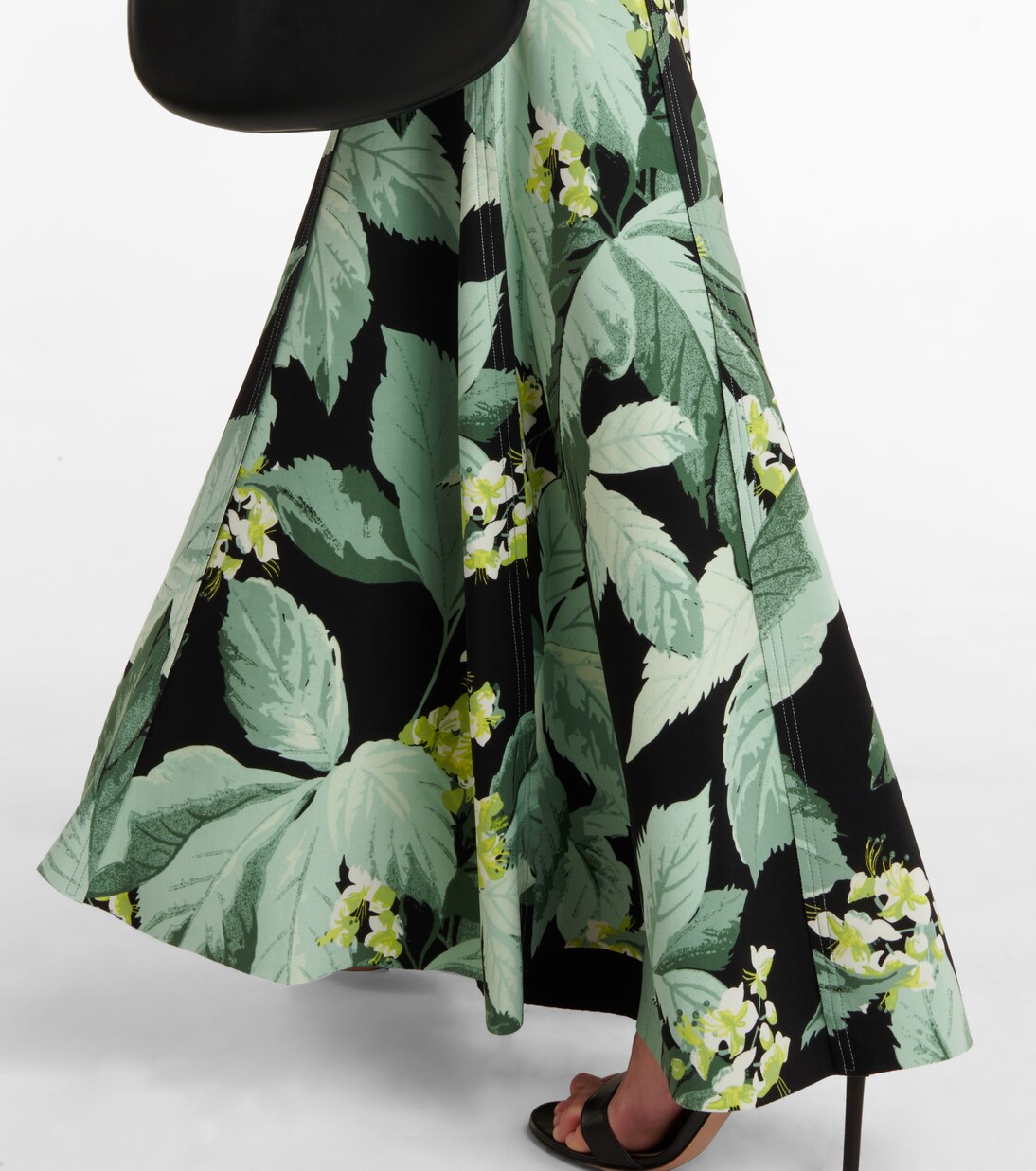 Robe longue Grace imprimée | Norma Kamali