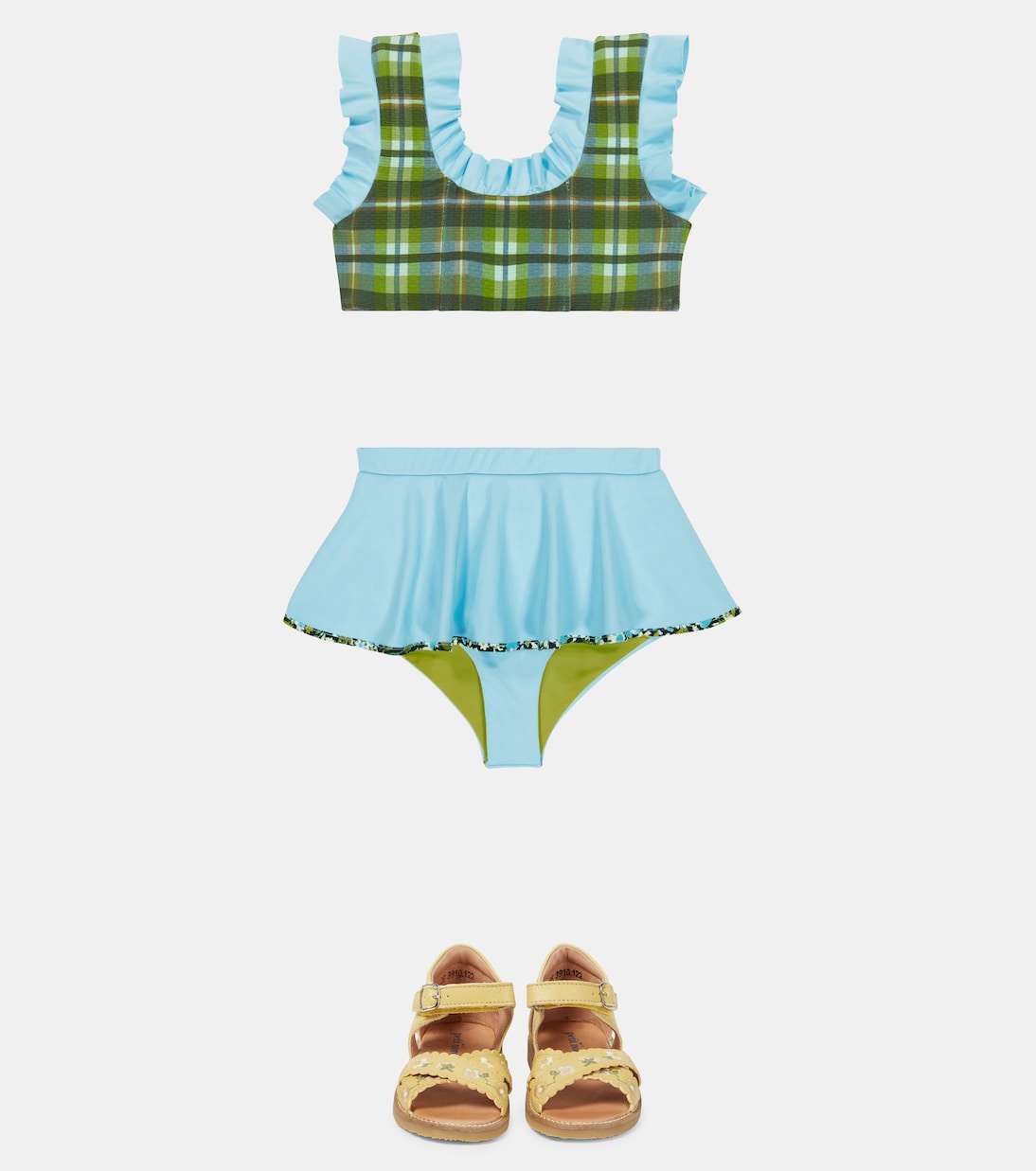 Kayenta checked bikini top | Marysia Bumby