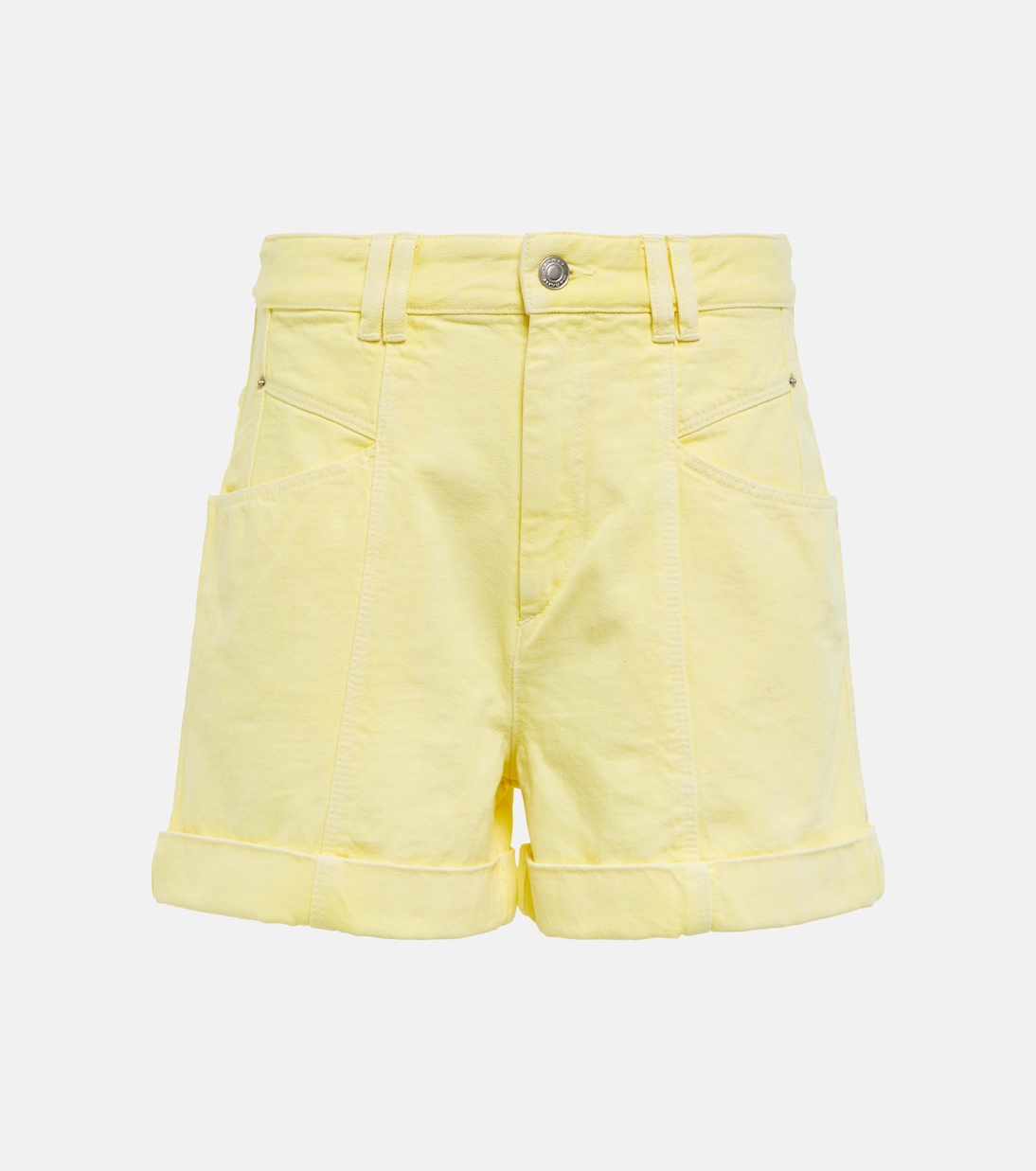 High-Rise Shorts Vetanio aus Denim | Isabel Marant