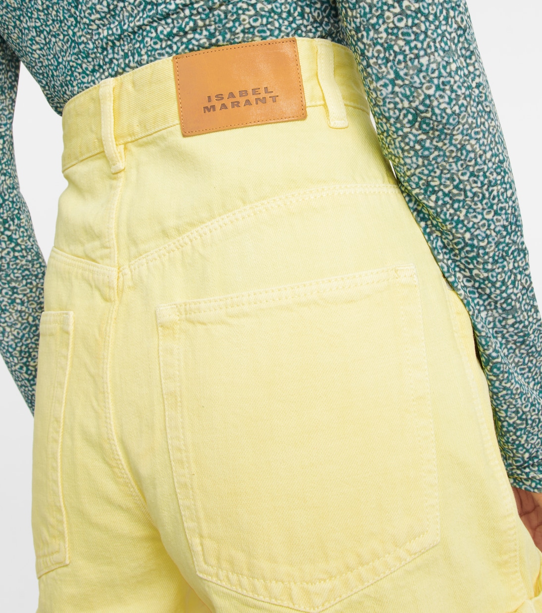 High-Rise Shorts Vetanio aus Denim | Isabel Marant
