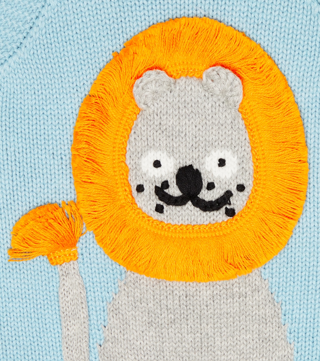Baby intarsia cotton-blend bodysuit | Stella McCartney Kids