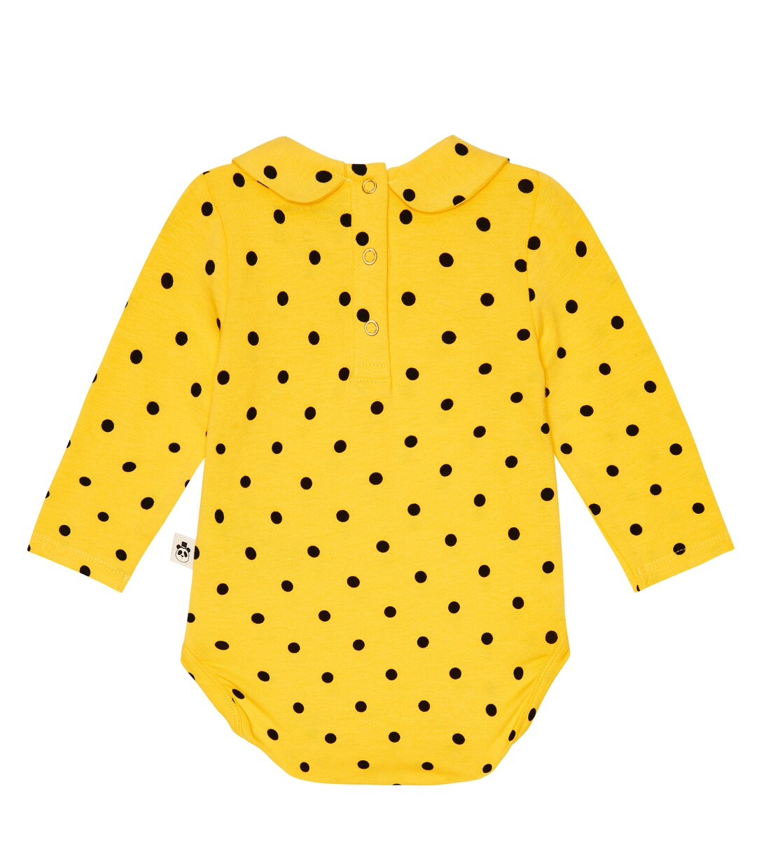Baby polka dot jersey onesie | Mini Rodini