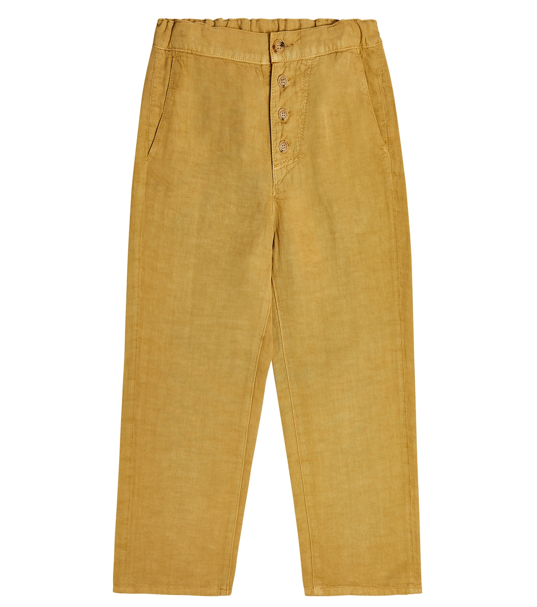 Erodium linen-blend pants | Caramel