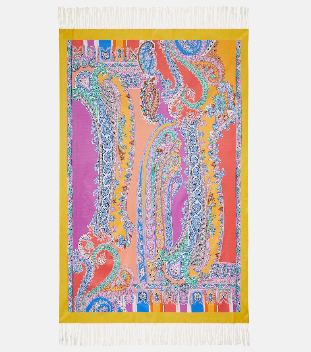 Spugna paisley cotton blanket | Etro
