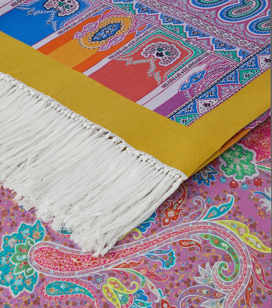 Spugna paisley cotton blanket | Etro