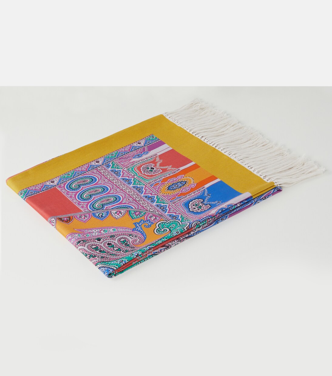 Spugna paisley cotton blanket | Etro