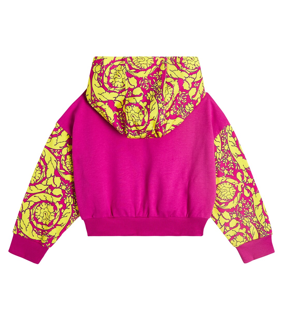 Logo cotton hoodie | Versace Kids