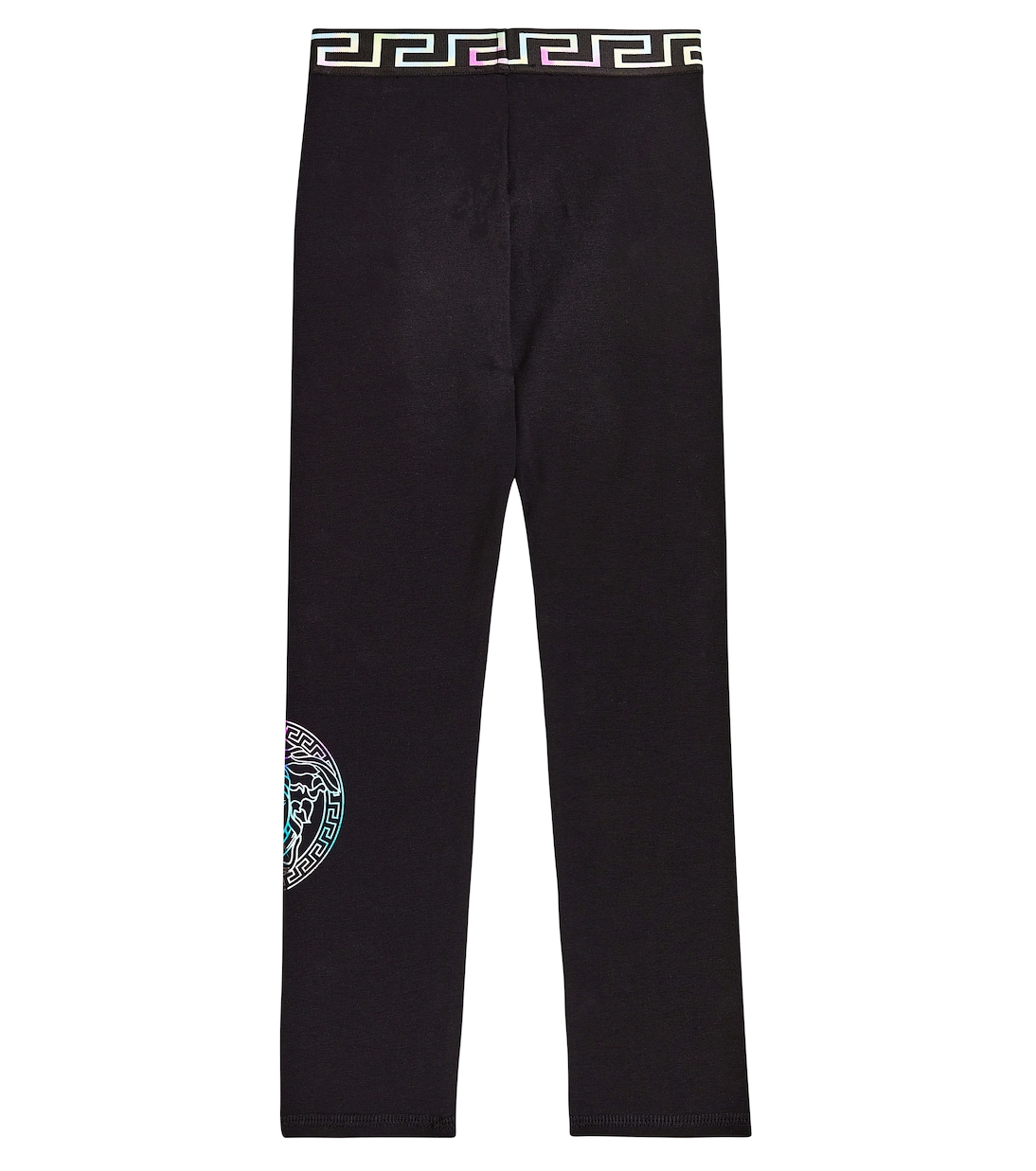 Medusa Greca cotton-blend leggings | Versace Kids