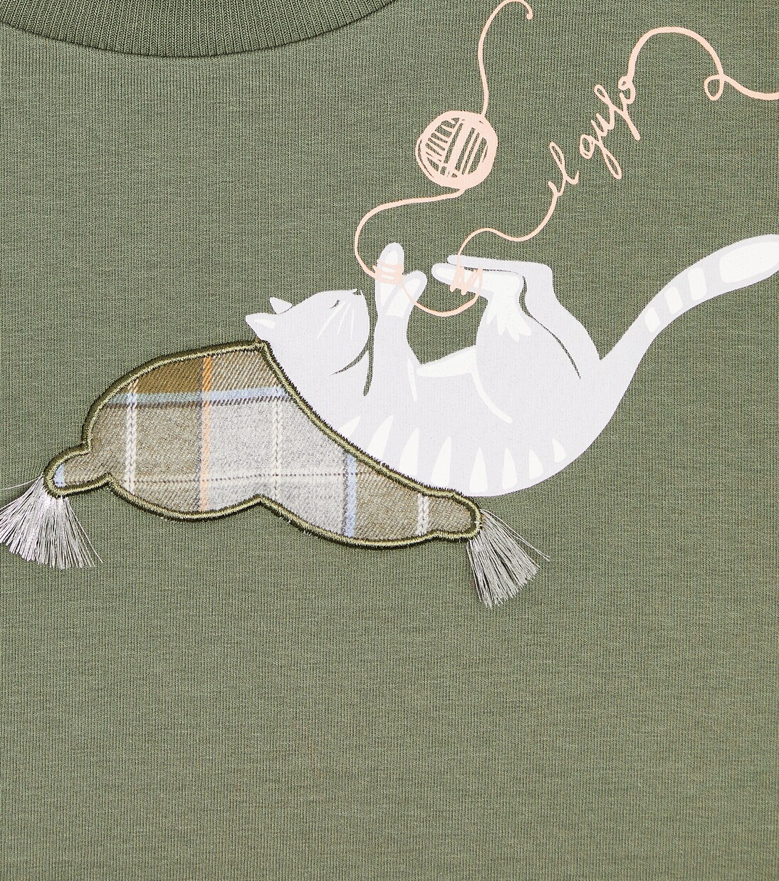 Embroidered cotton jersey sweatshirt | Il Gufo