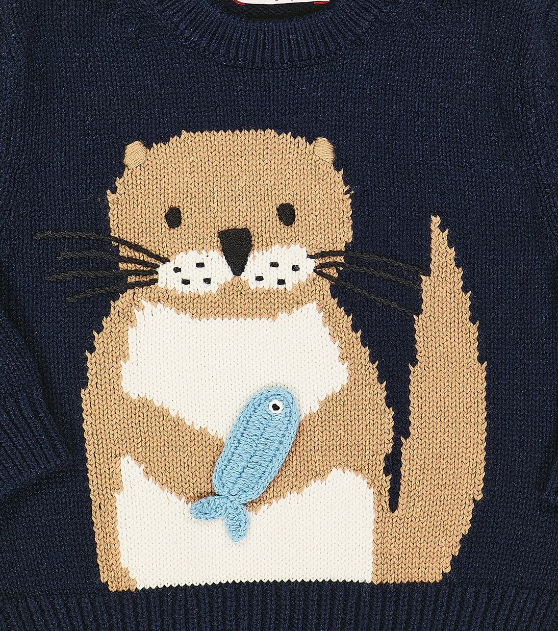 Baby cotton sweater | Il Gufo