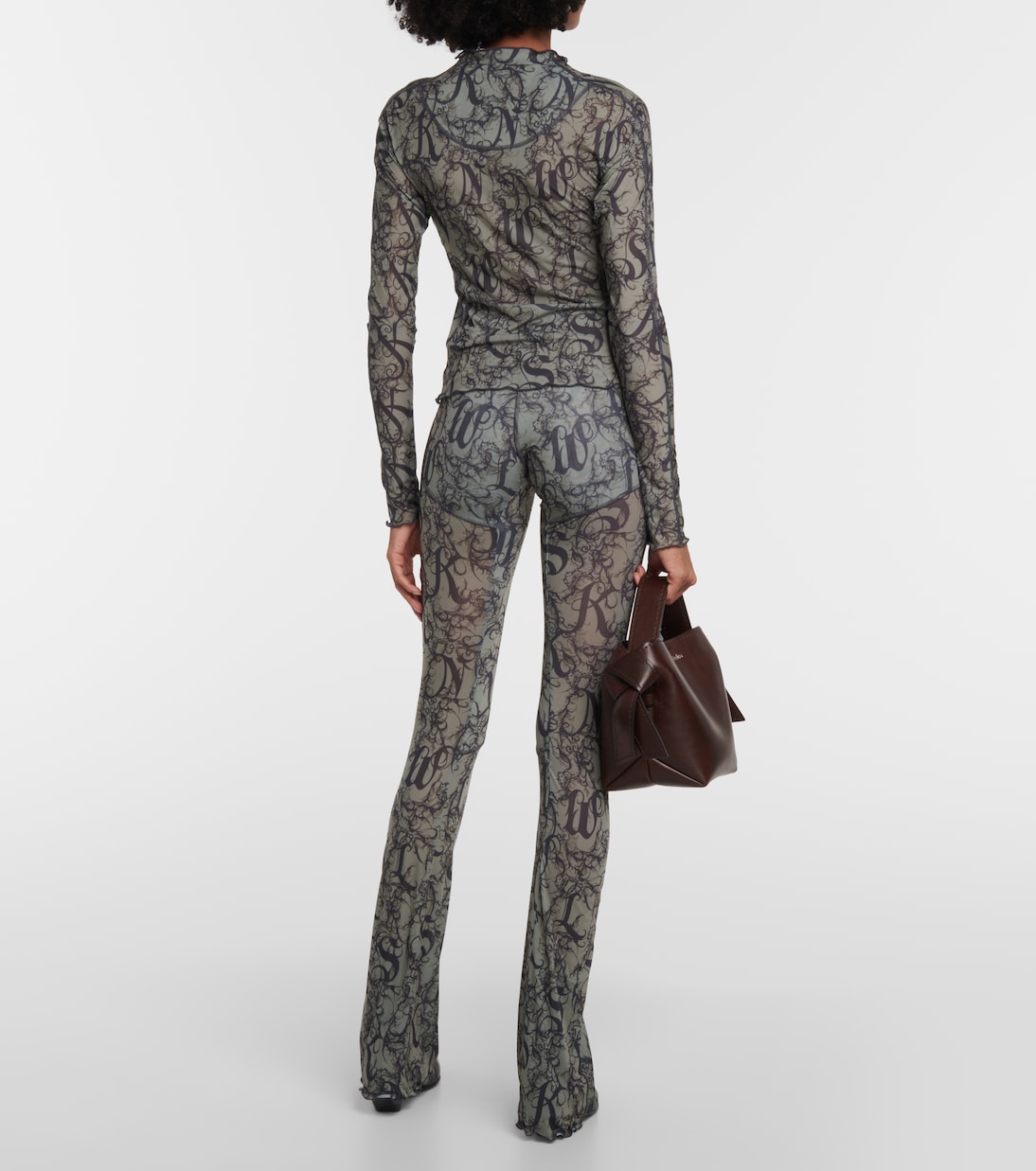 Bedrucktes Top Halcyon aus Jersey | KNWLS