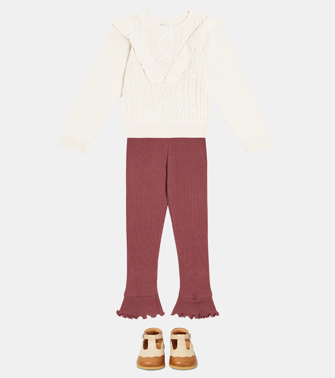 Lucia cable-knit wool-blend sweater | The New Society