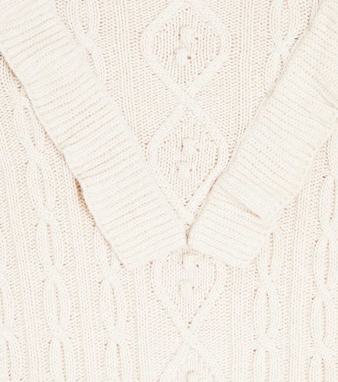 Lucia cable-knit wool-blend sweater | The New Society