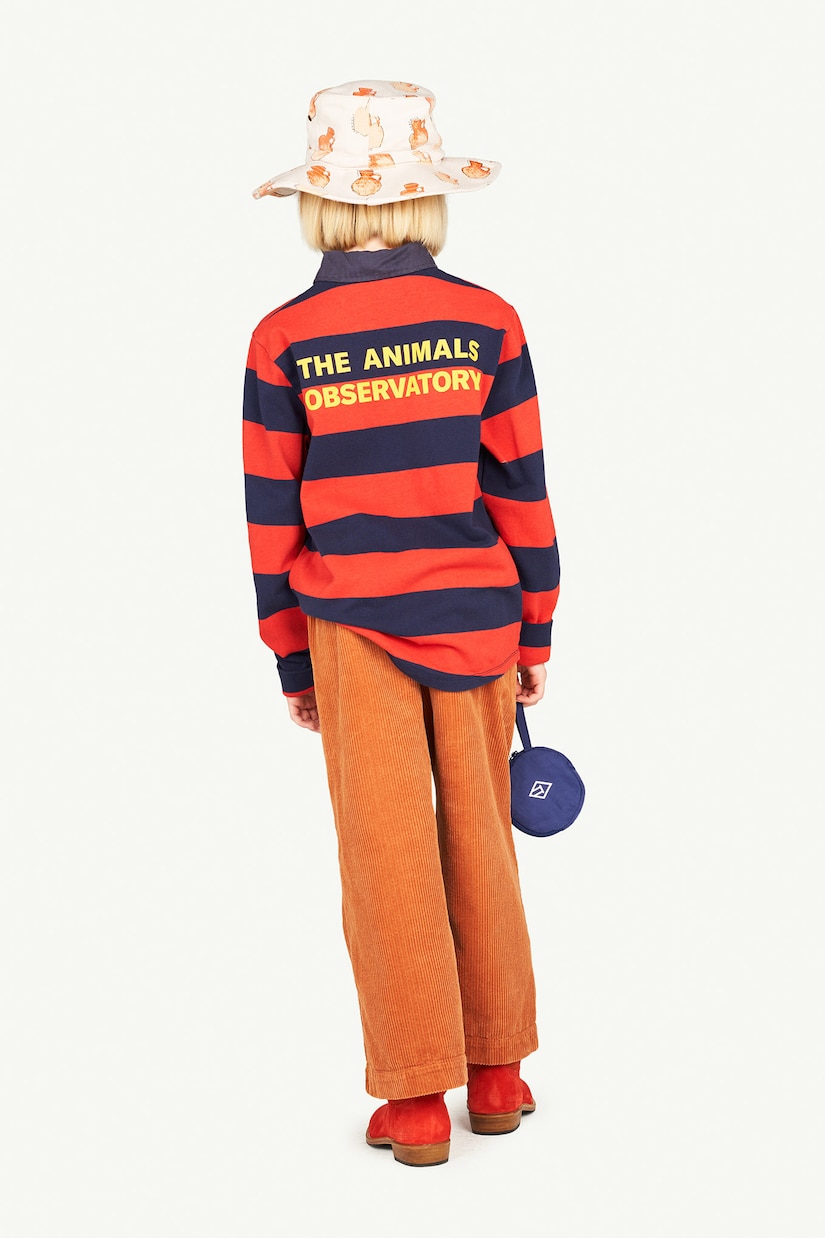 Eel striped polo shirt | The Animals Observatory