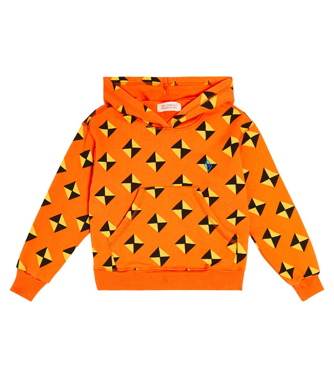 Beaver printed cotton jersey hoodie | The Animals Observatory