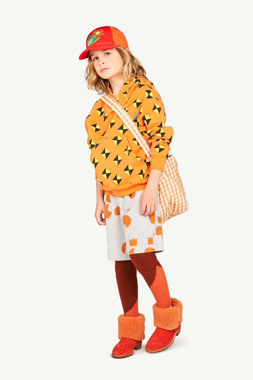 Beaver printed cotton jersey hoodie | The Animals Observatory