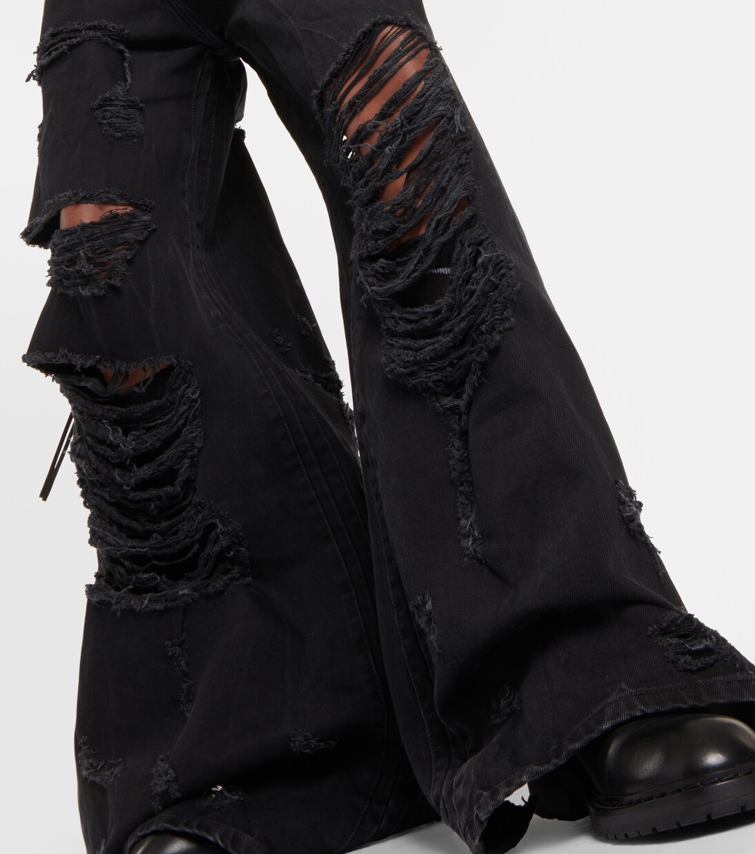 Distressed wide-leg jeans | Vetements