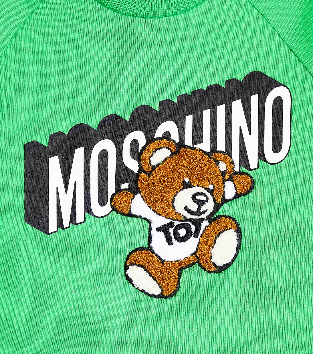 Baby printed cotton jersey T-shirt | Moschino Kids