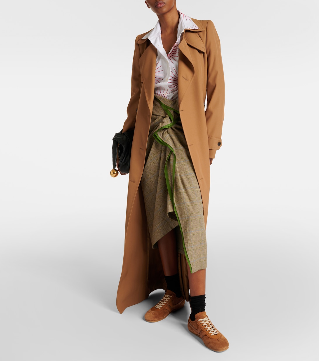 Sneakers aus Leder und Veloursleder | Dries Van Noten