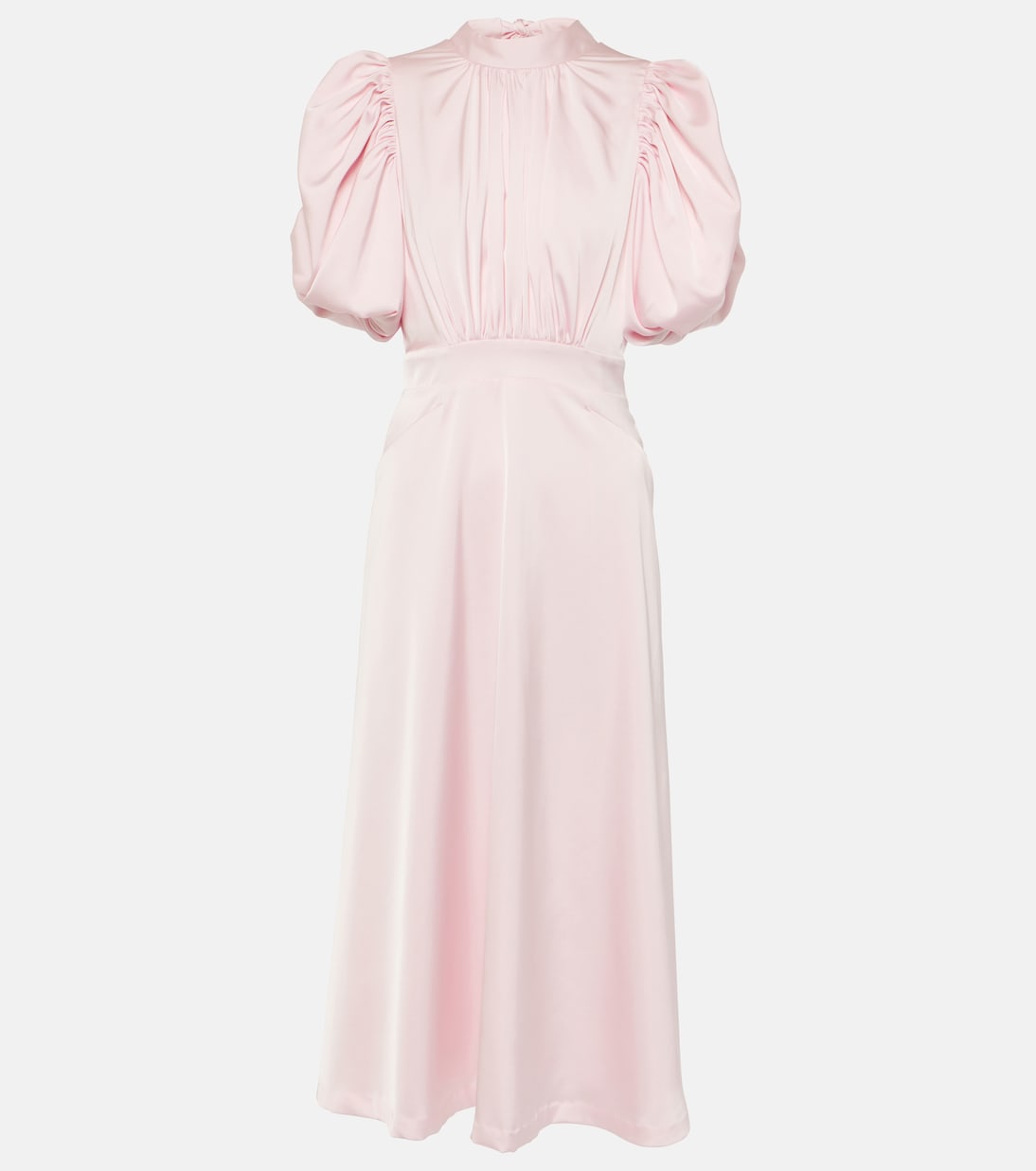 Robe midi de mariée en satin | Rotate