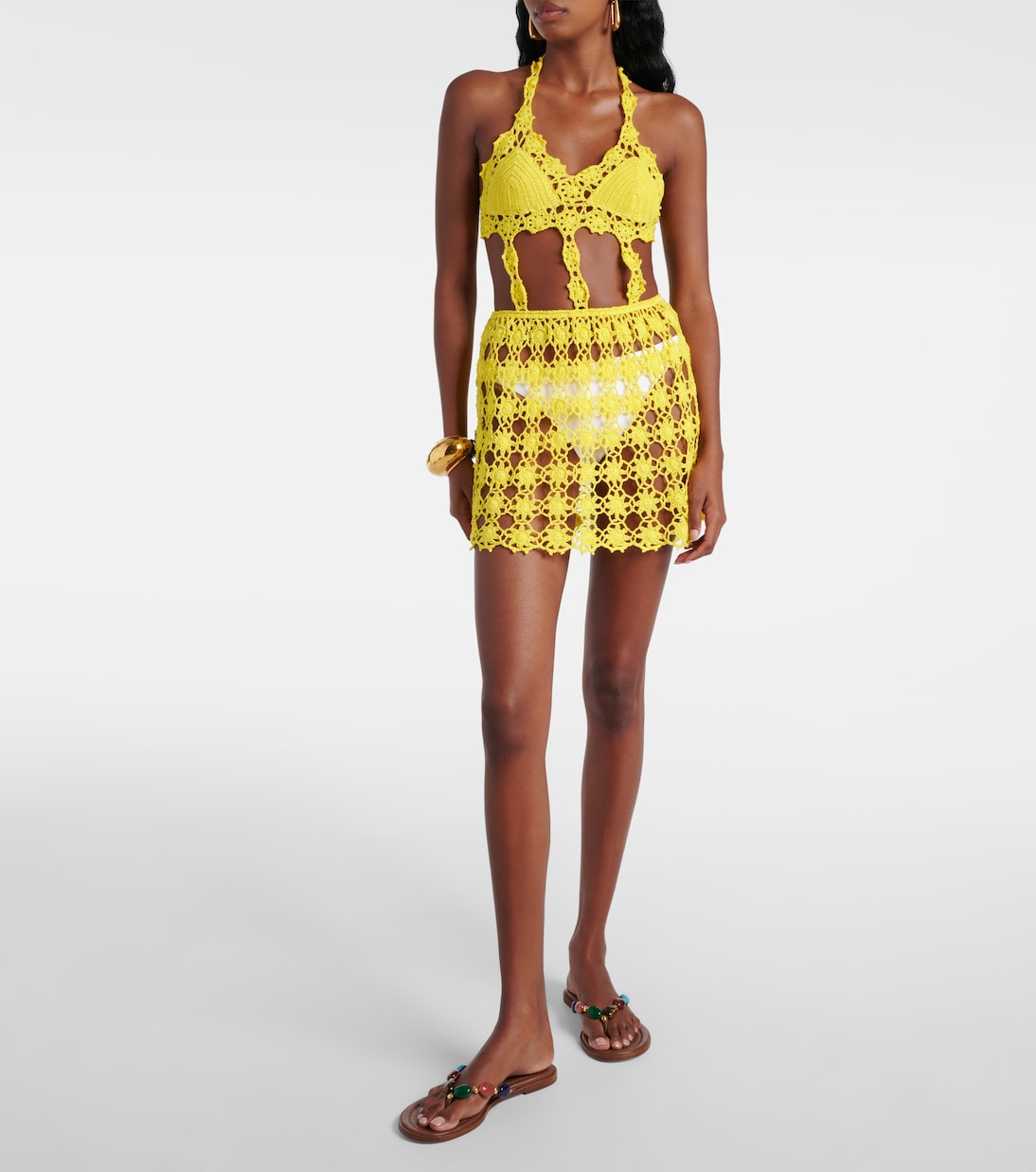 Minikleid Ibiza aus Häkelstrick | Anna Kosturova