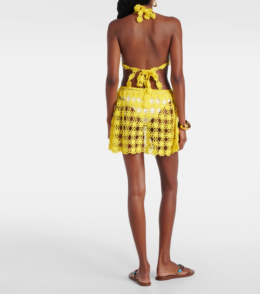 Minikleid Ibiza aus Häkelstrick | Anna Kosturova