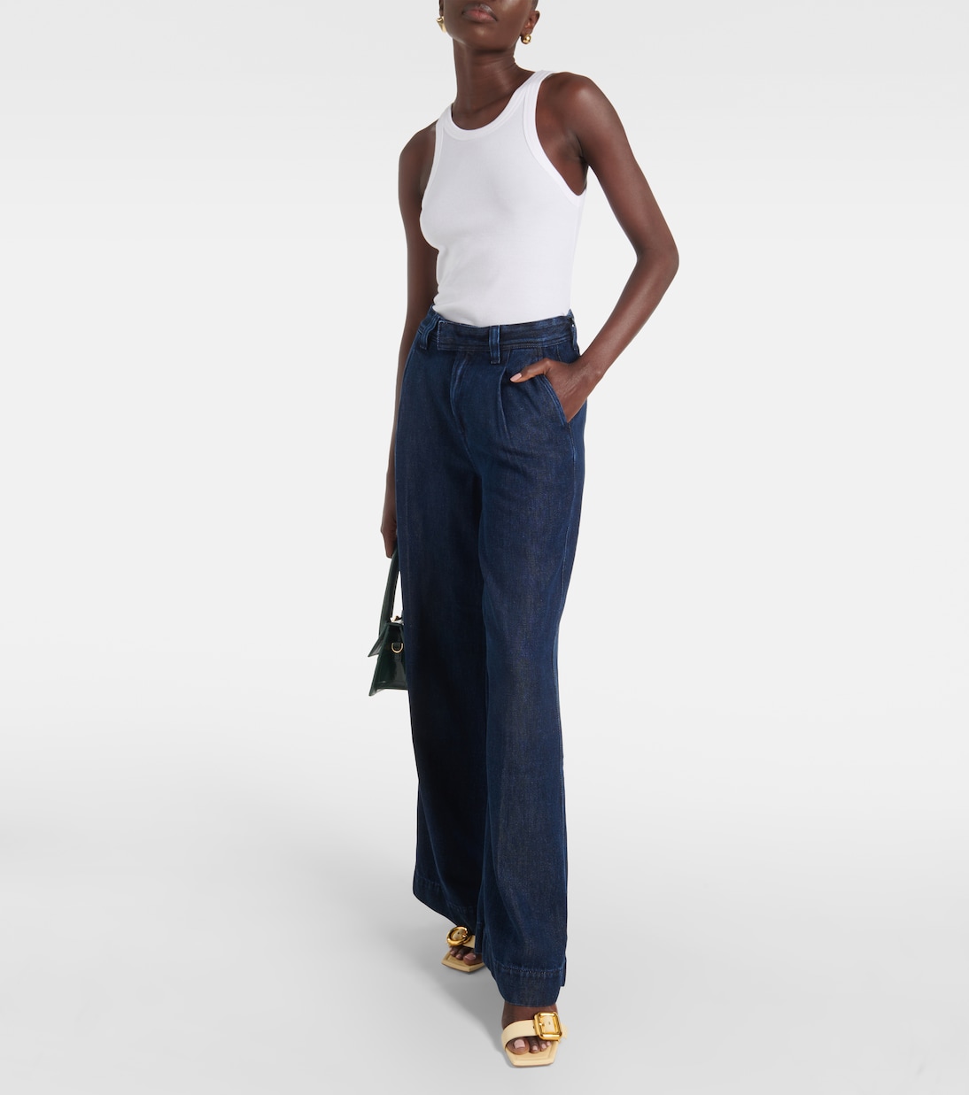 Jeans anchos de tiro alto | 7 For All Mankind