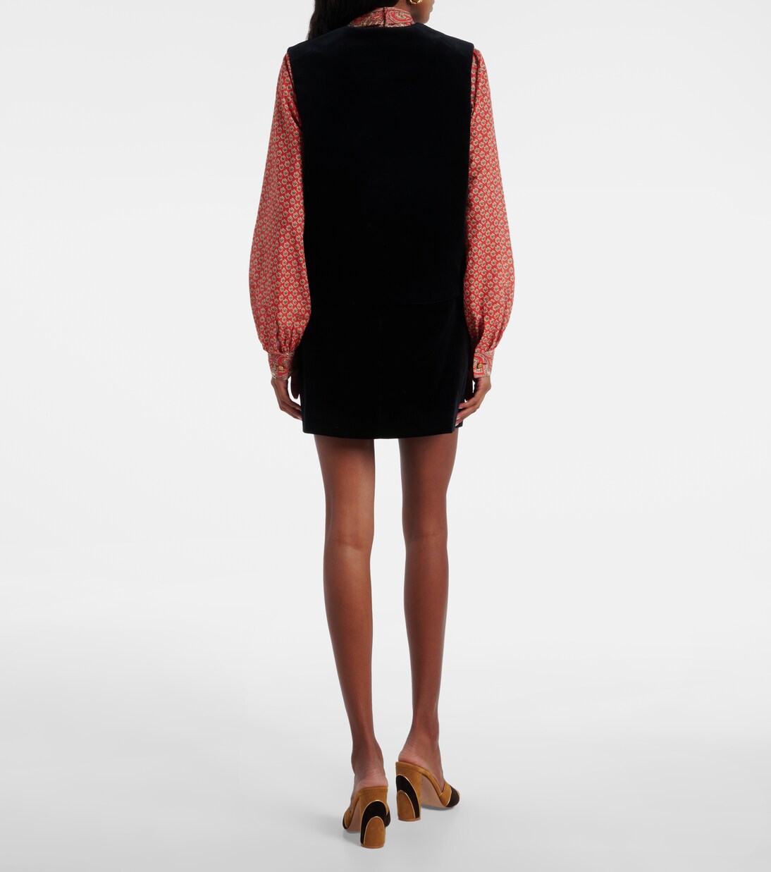 Weste Gliss aus Baumwollsamt | Blazé Milano