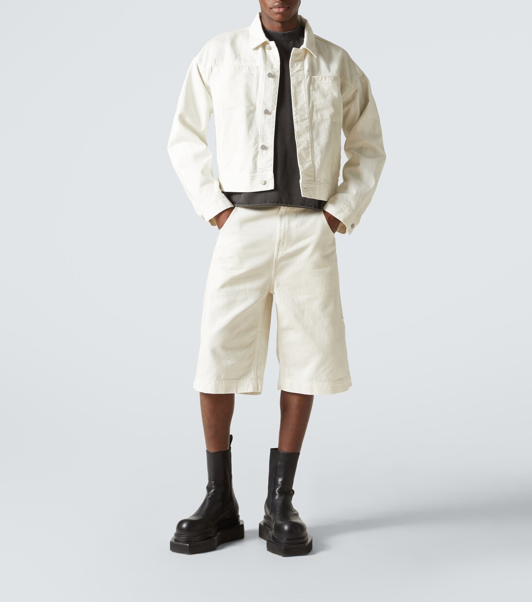 Caprihose D-Shorts aus Denim | Entire Studios