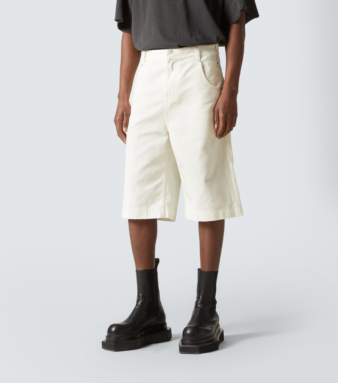 Caprihose D-Shorts aus Denim | Entire Studios