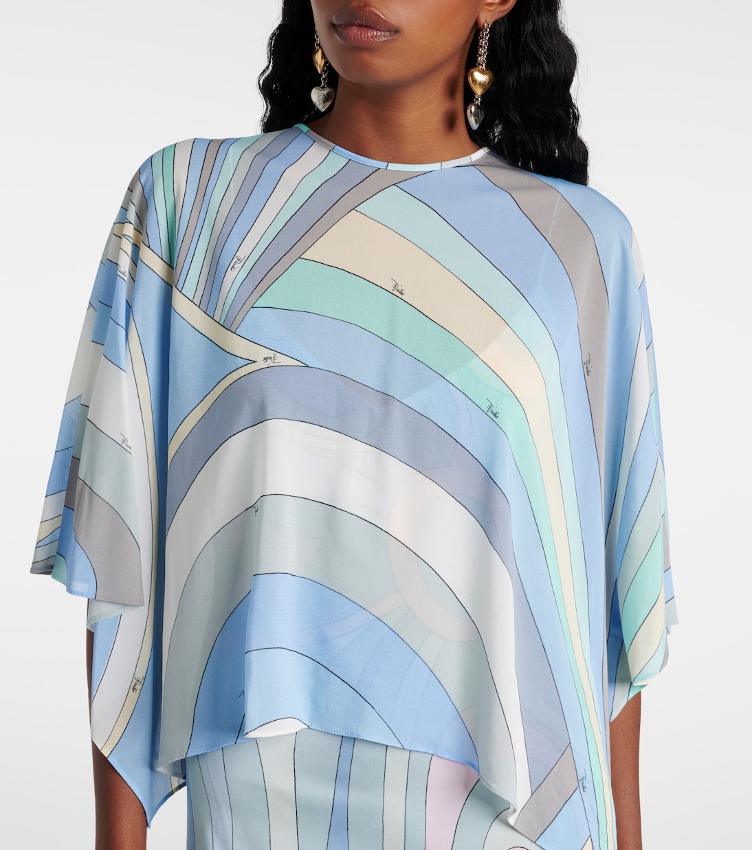 Midikleid Iride aus Musselin | Pucci