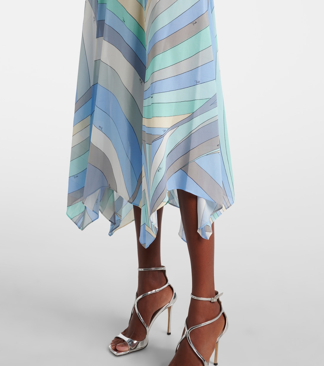 Midikleid Iride aus Musselin | Pucci