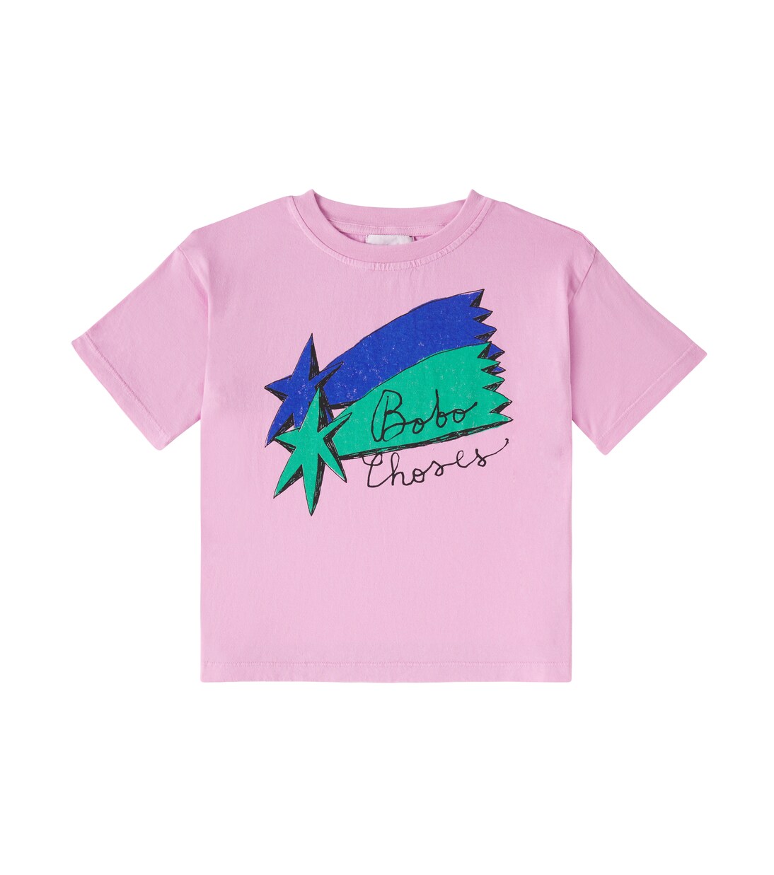 Shooting Stars cotton jersey T-shirt | Bobo Choses