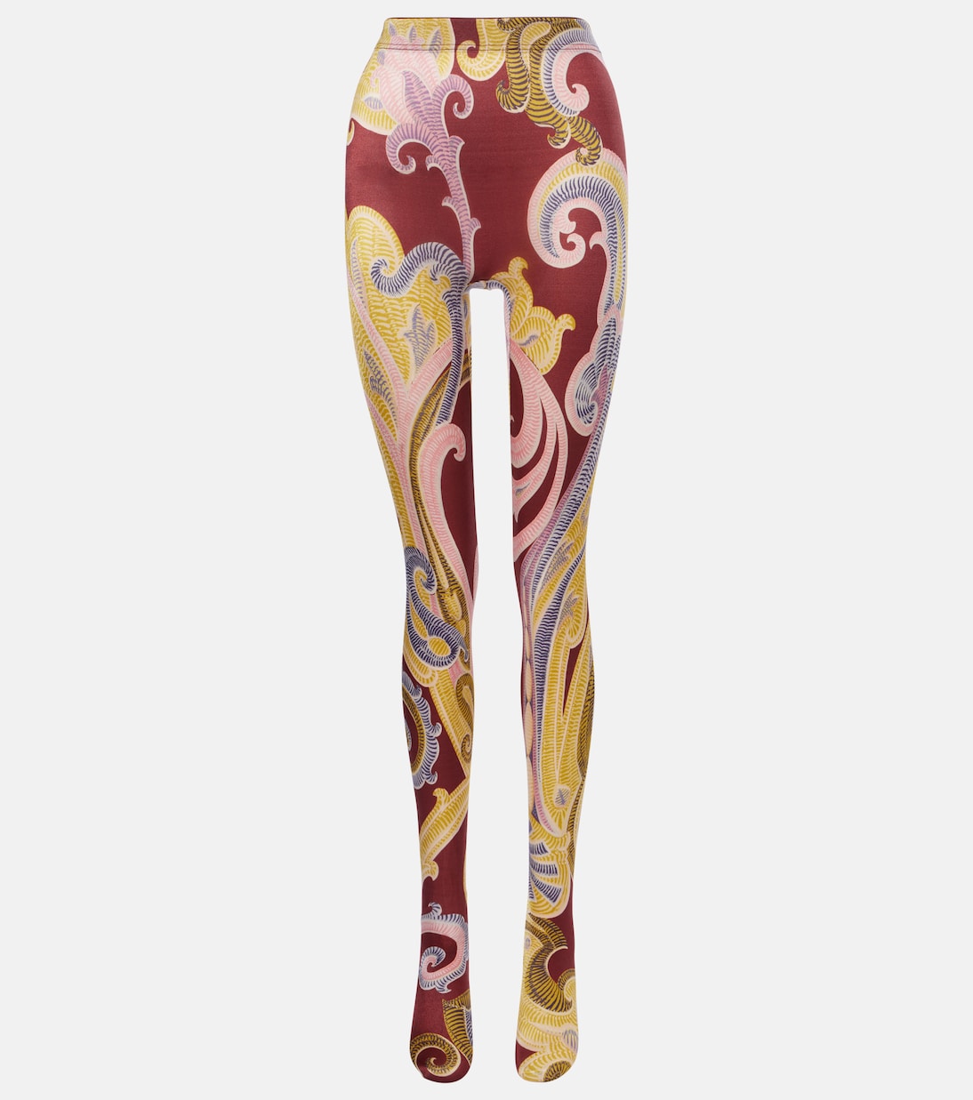 x Etro Satin de Luxe - Collant paisley | Wolford