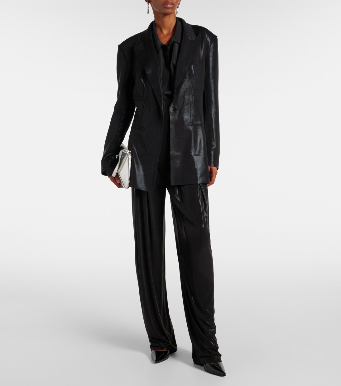 Blazer aus Lamé | Norma Kamali