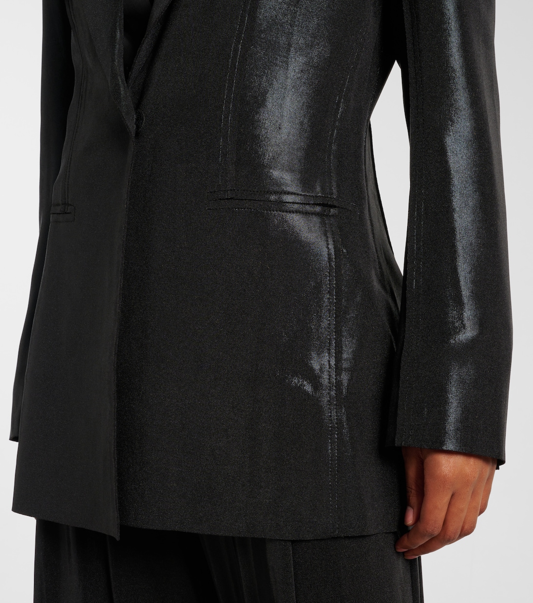Blazer aus Lamé | Norma Kamali