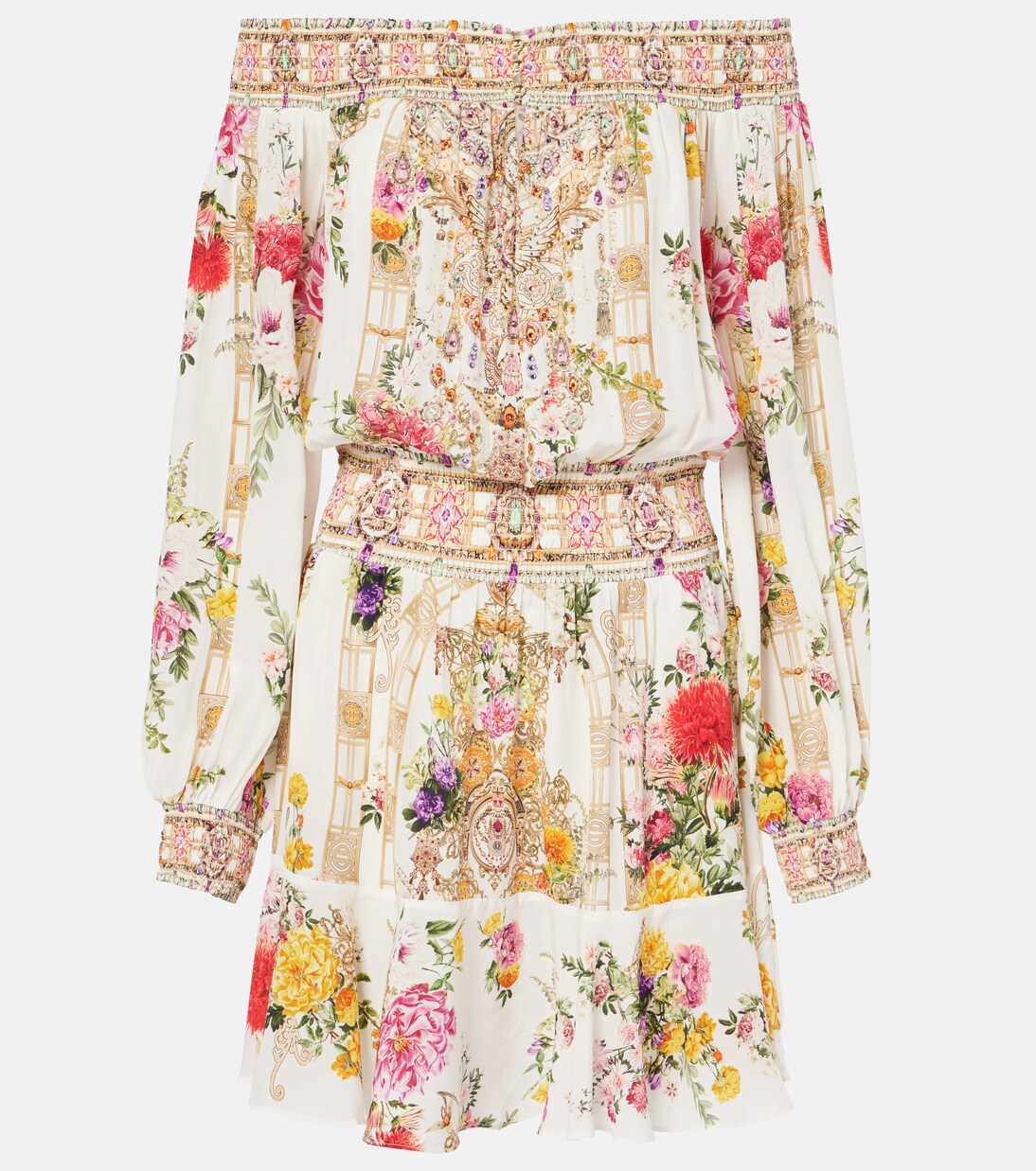 Robe en soie à fleurs | Camilla