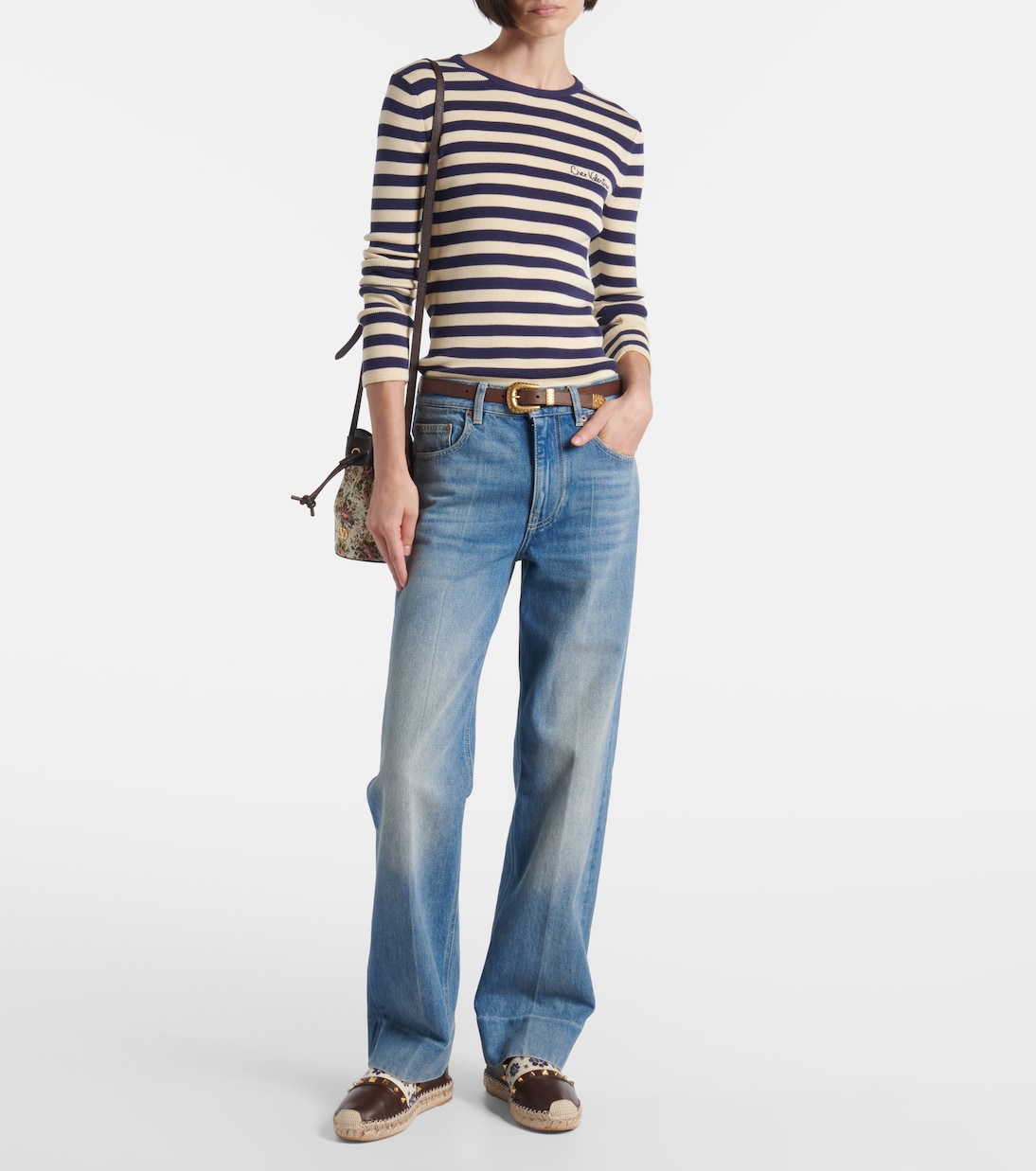 County Rockstud leather espadrilles | Valentino Garavani