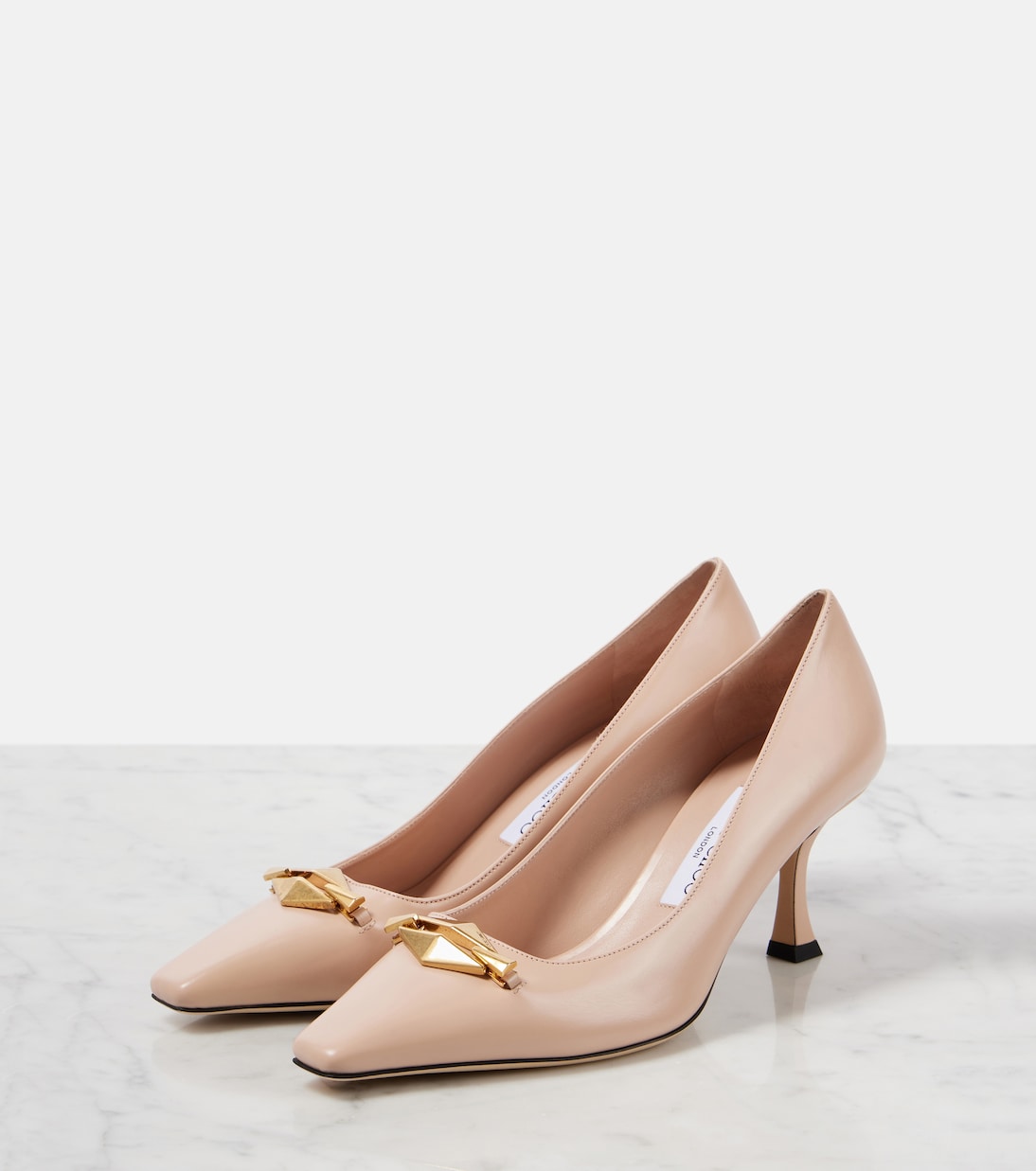 Ryker 70 embellished leather pumps | Jimmy Choo
