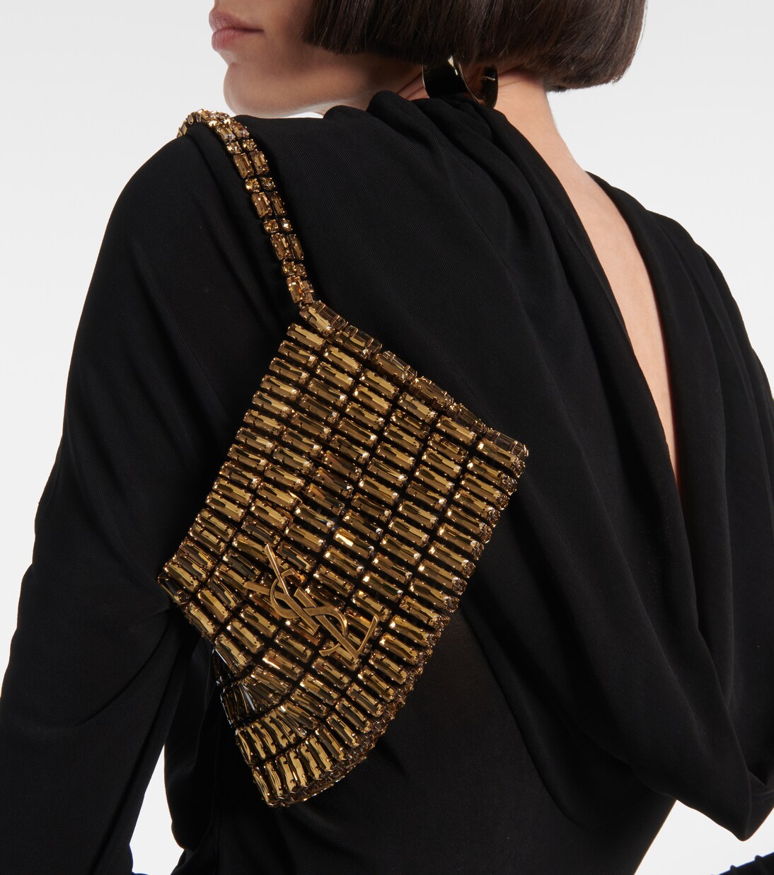 Evening Mini embroidered shoulder bag | Saint Laurent