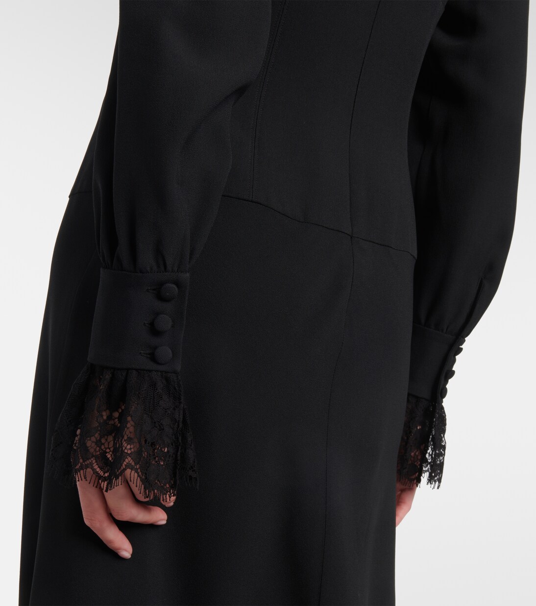 Abito midi Envers in raso | Alessandra Rich