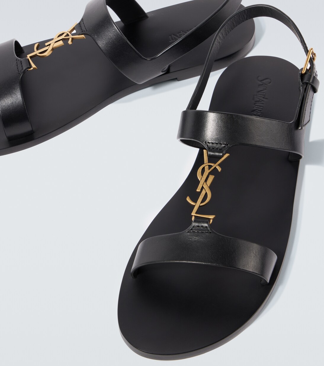Cassandre leather sandals | Saint Laurent