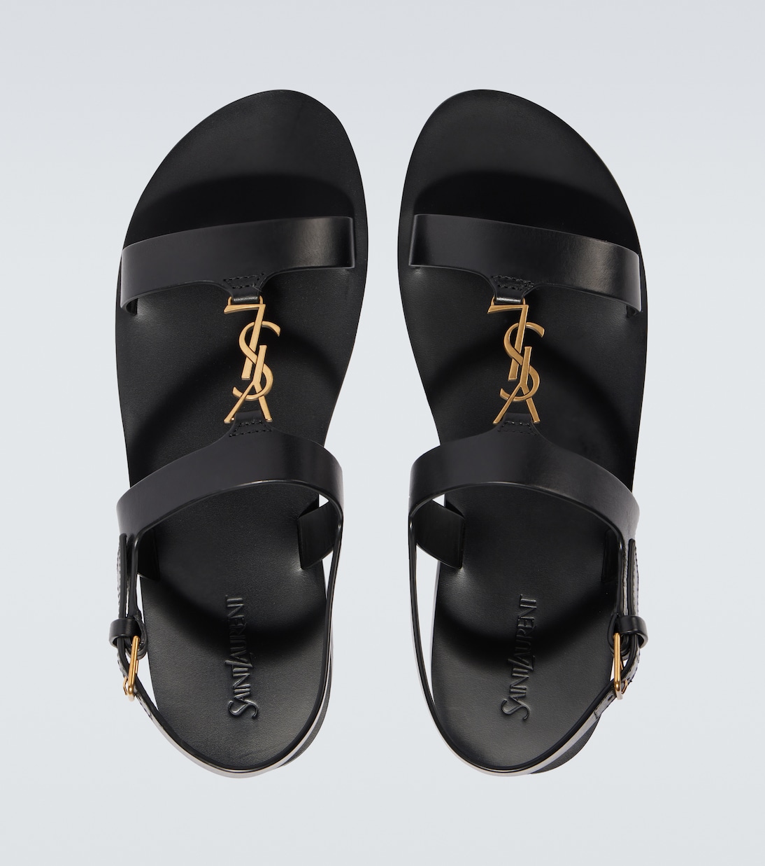 Cassandre leather sandals | Saint Laurent