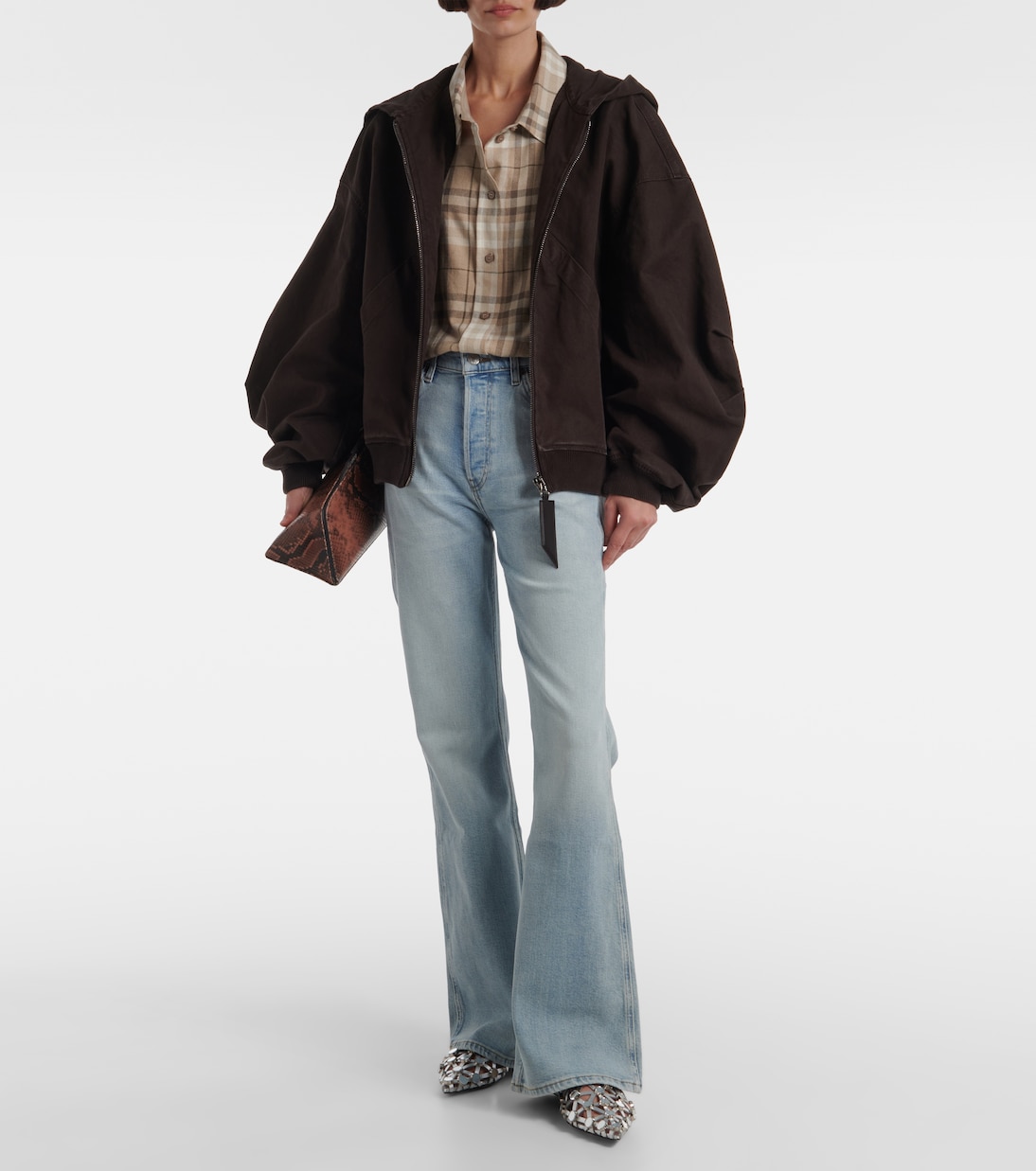 The Riding Jean high-rise flared jeans | Re/Done