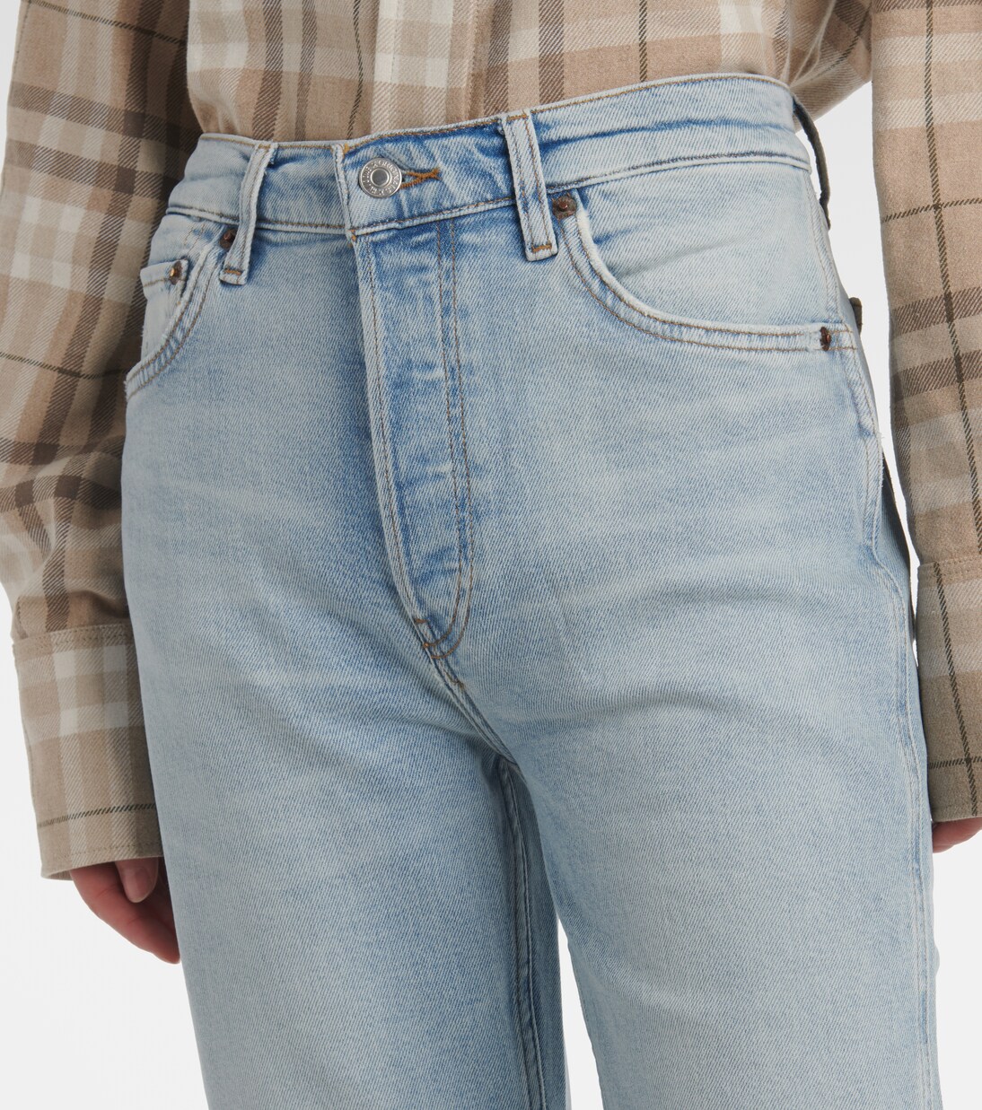 The Riding Jean high-rise flared jeans | Re/Done
